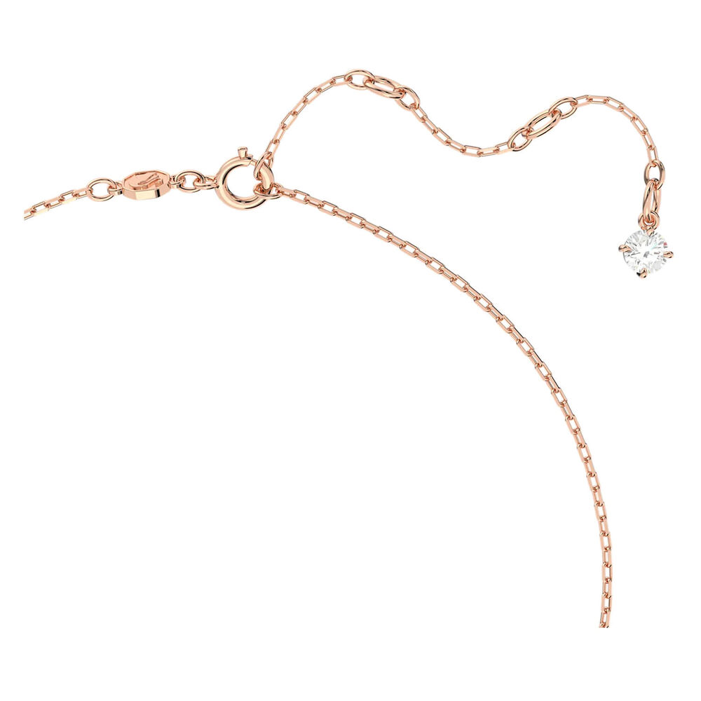 Swarovski Millenia Purple & Rose Gold Plated Necklace image number 2