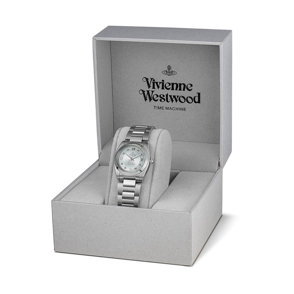 Vivienne Westwood Tavistock 28mm Pale Green Dial Steel Bracelet Watch