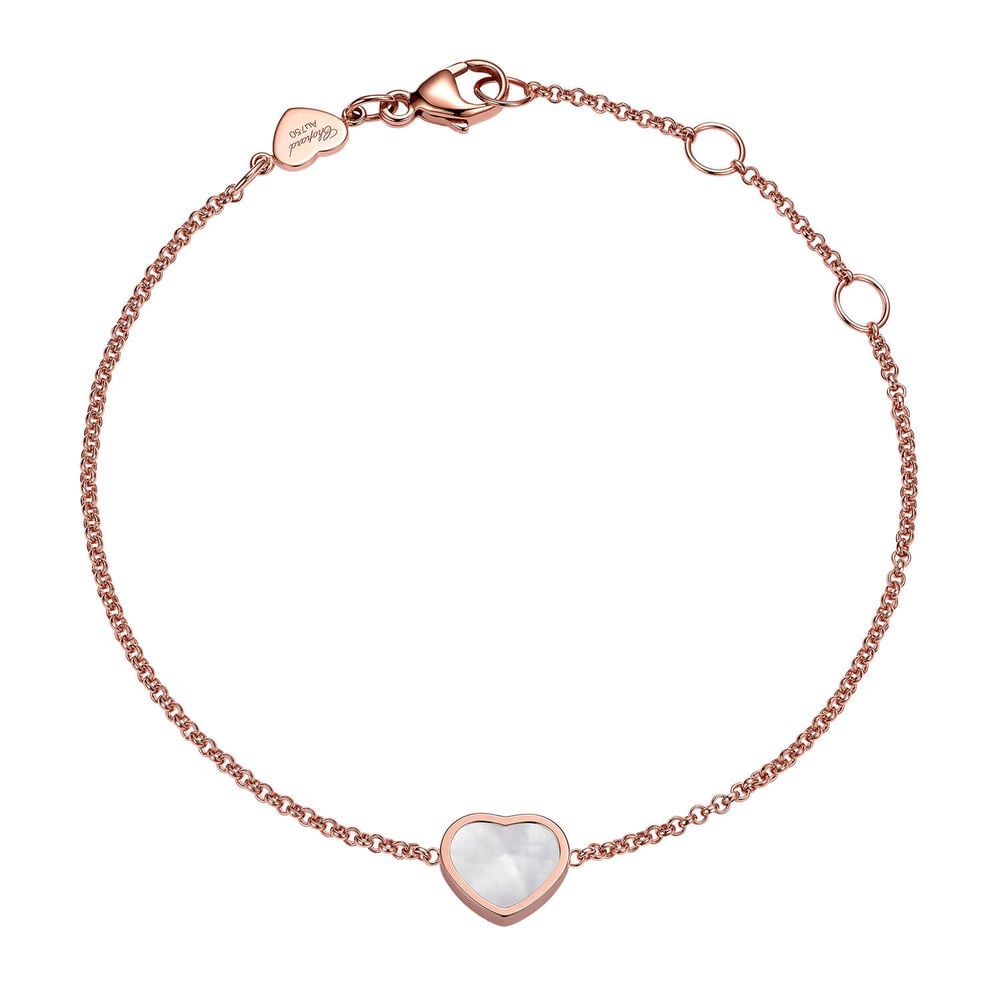 Chopard My Happy Hearts Mother of Pearl Rose Gold Bracelet image number 0