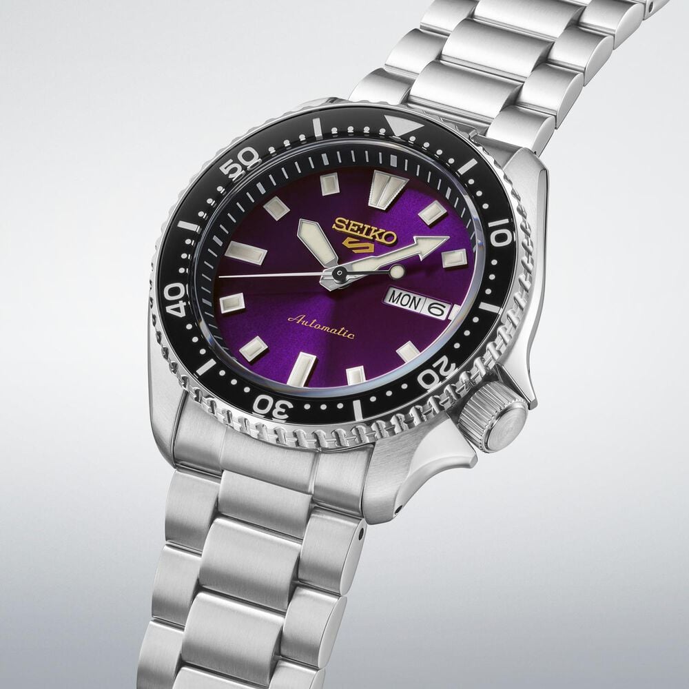 Seiko 145th Anniversary Seiko 5 Sports SKX Limited Edition Edo Purple Watch