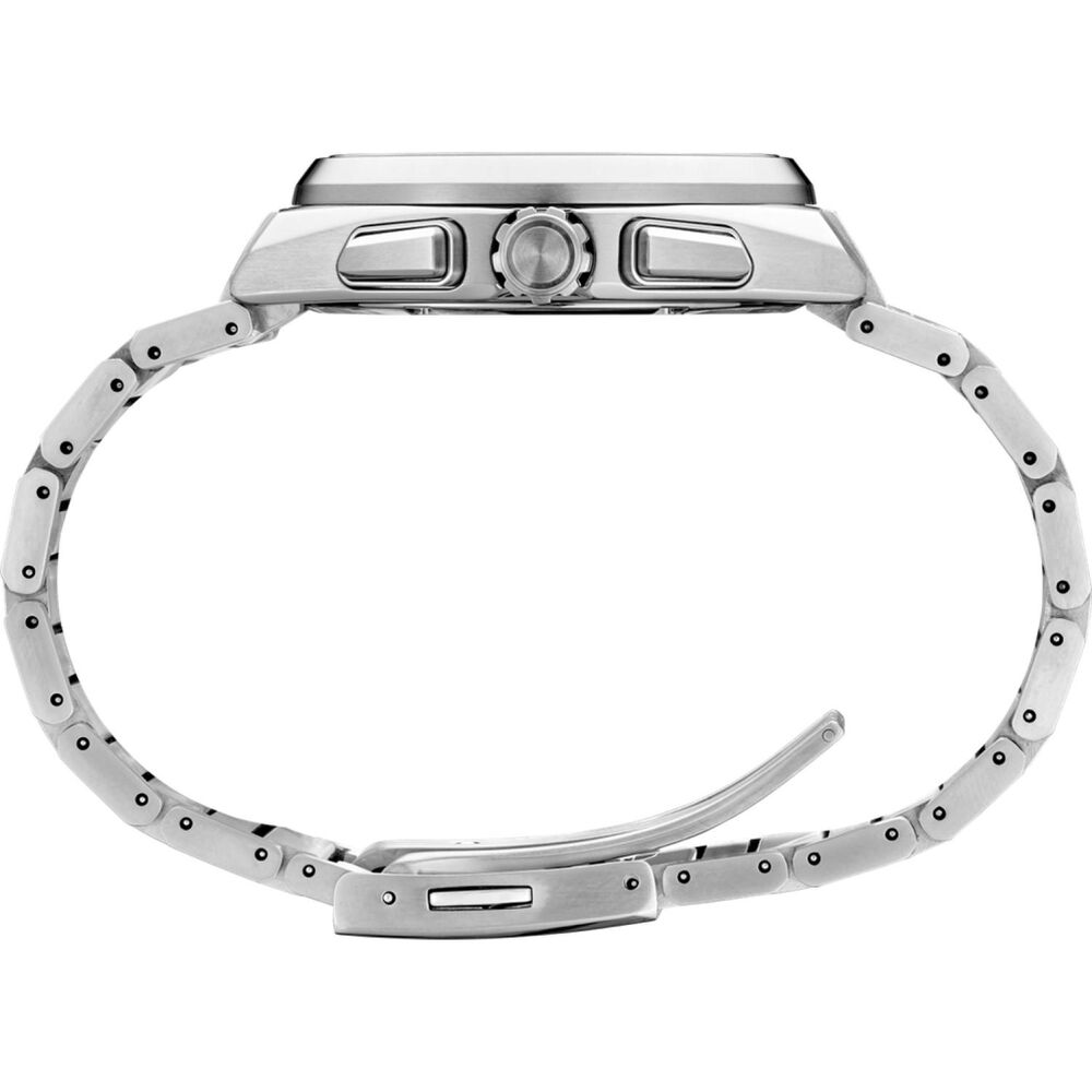 Seiko Astron GPS Solar 5X Dual-Time Chronograph 42mm Silvery White Dial Titanium Bracelet Watch image number 2