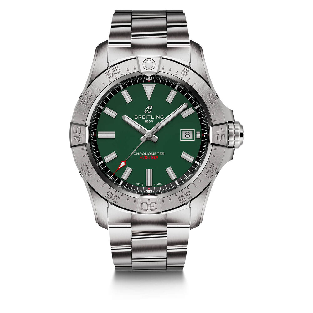 Breitling Avenger Automatic 42mm Green Dial & Stainless Steel Bracelet Watch