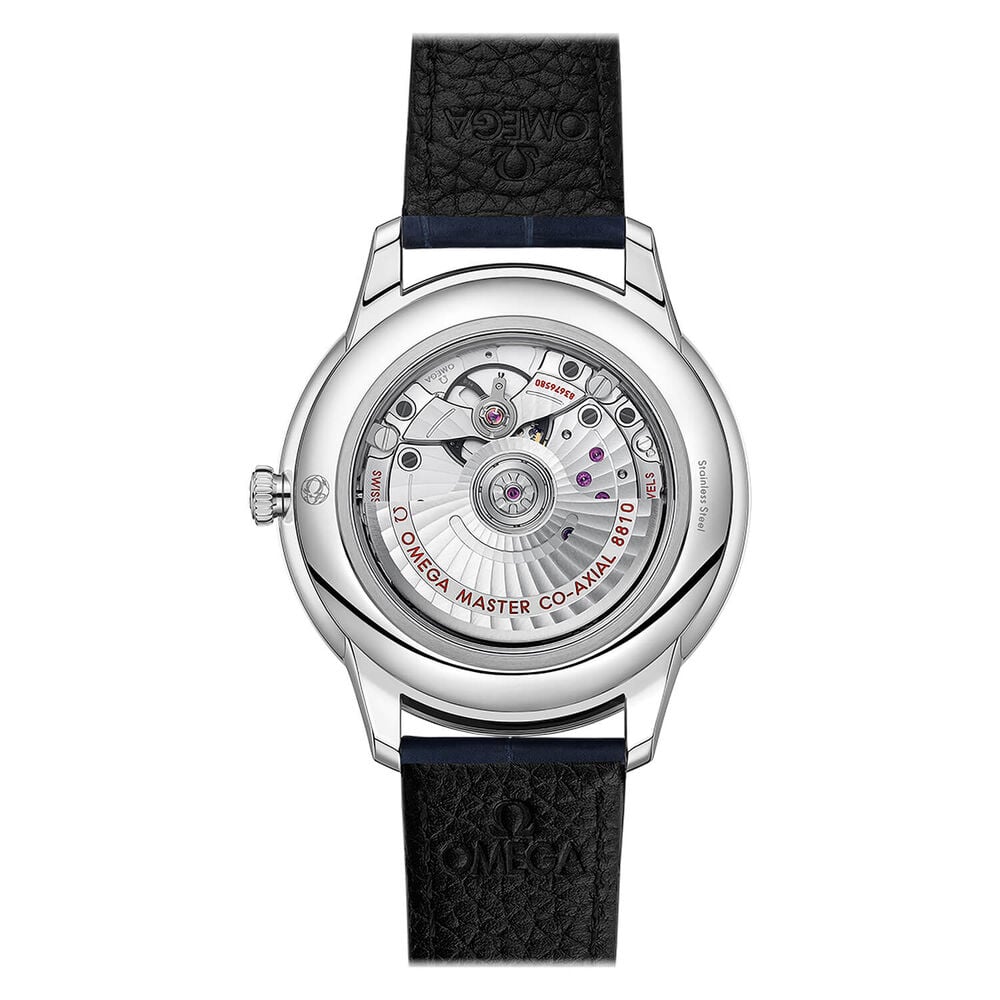 OMEGA De Ville Prestige Co-Axial Master Chronometer Power Reserve 41mm Blue Dial Strap Watch image number 1