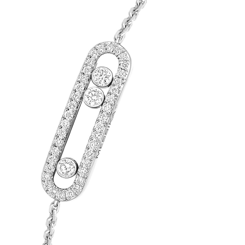 Messika Baby Move 0.30ct Diamond White Gold Bracelet image number 2