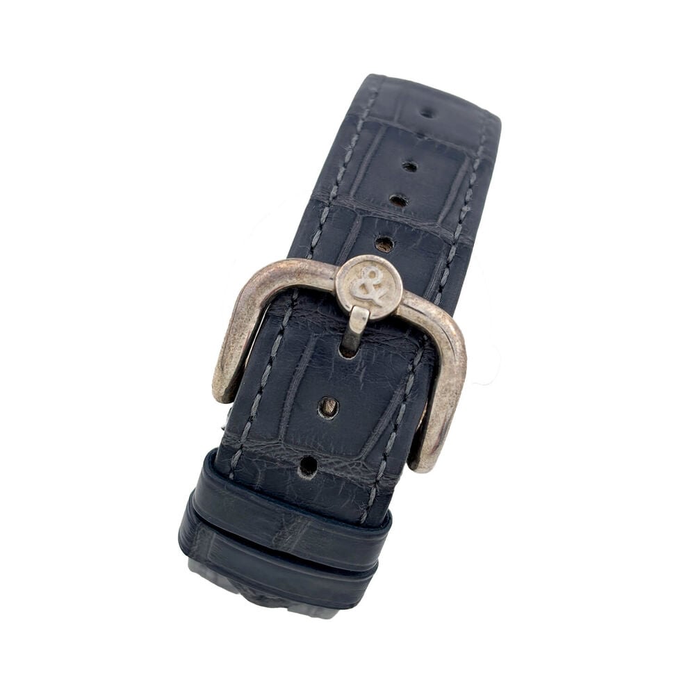 Pre-Owned Bell & Ross WW1 41mm Grey Dial Leather Strap Watch image number 2