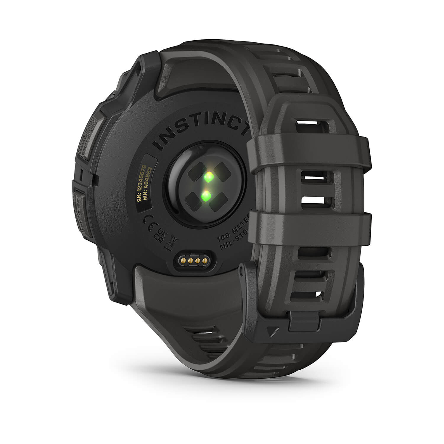 Garmin Instinct 3 AMOLED 50mm Black Charcoal Silicon Watch