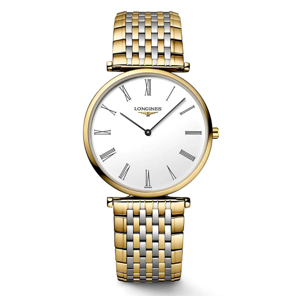 Longines Elegance La Grande Classique 33mm White Yellow Gold Watch