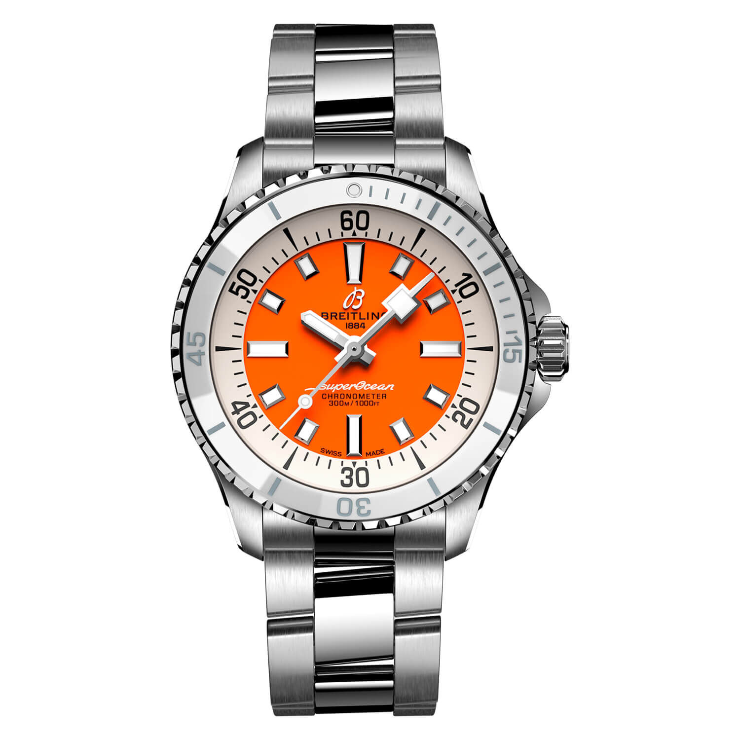 Orange breitling new arrivals watch