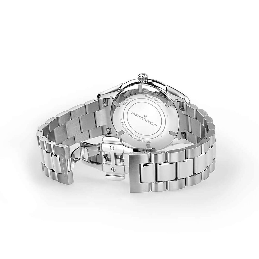 Hamilton Jazzmaster Quartz 40mm Blue Dial Steel Bracelet Watch