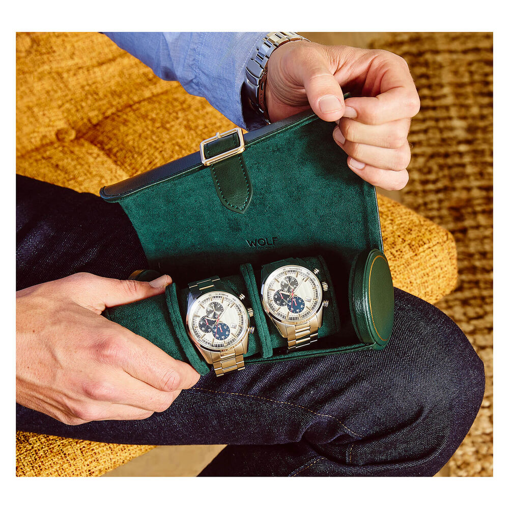 WOLF British Racing Triple Watch Roll image number 10