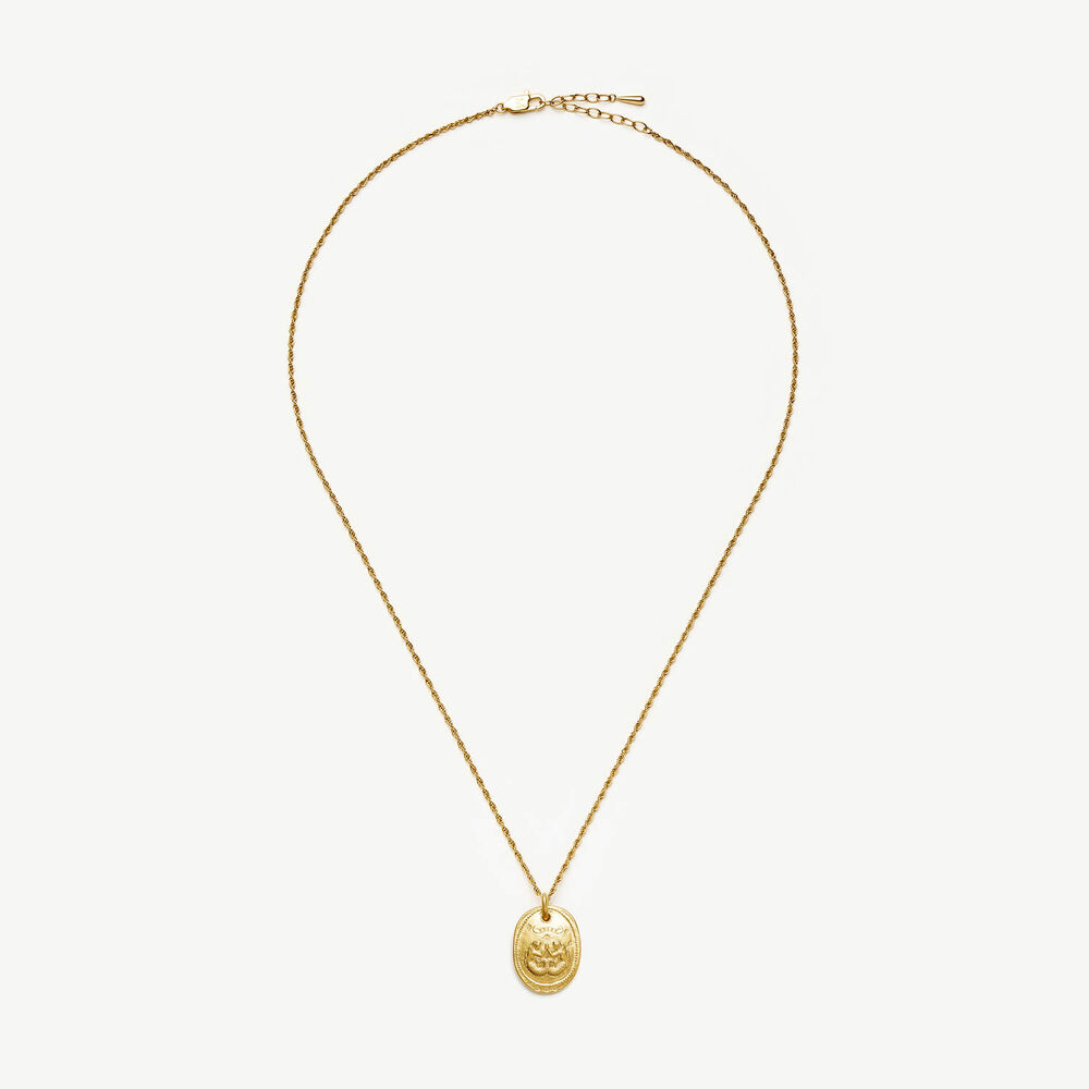 Missoma 18ct Gold Plated Brass Friendship Talisman Rope Chain Necklace