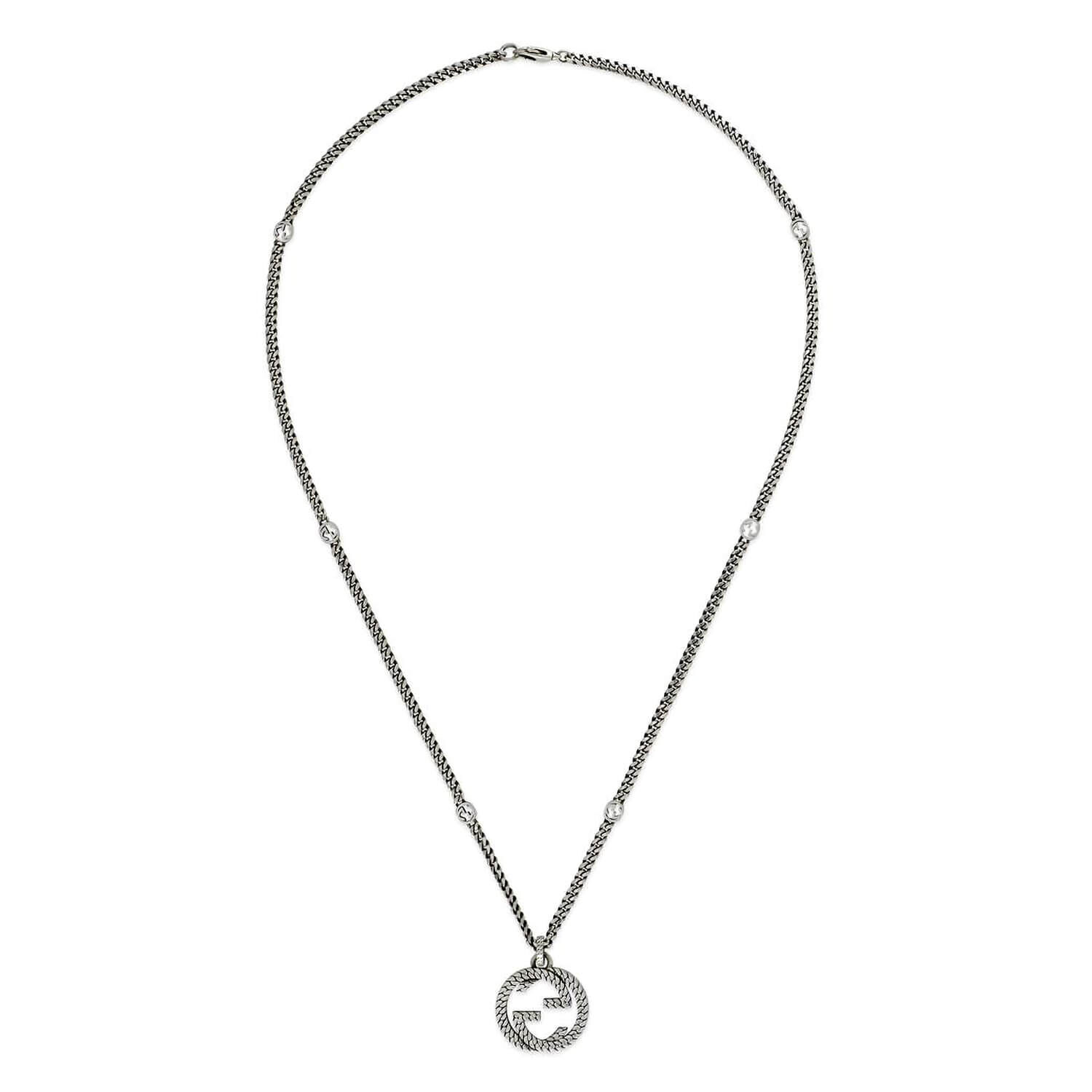 Interlocking g deals pendant necklace gucci