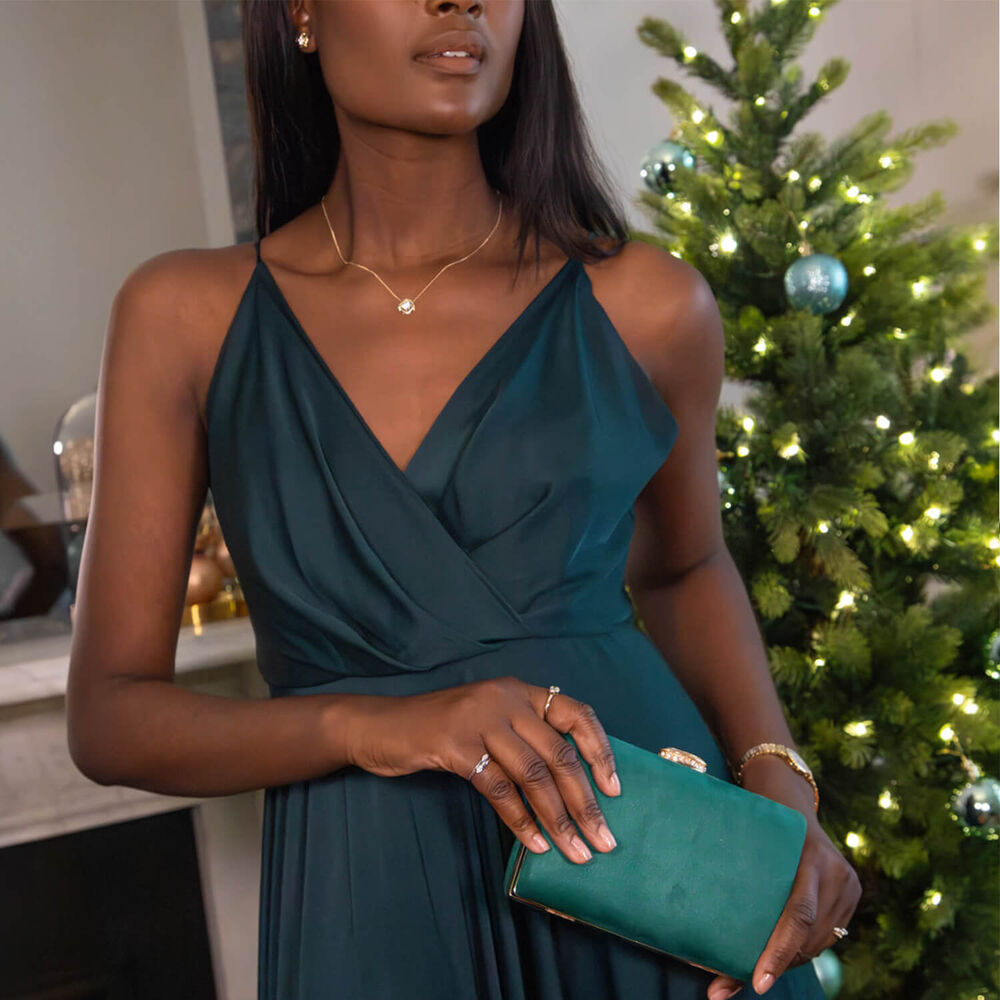 Born Kissed with Diamonds 9ct White Gold Lab Grown 0.20ct Two Marquise Diamond Twist Shape Ring image number 7