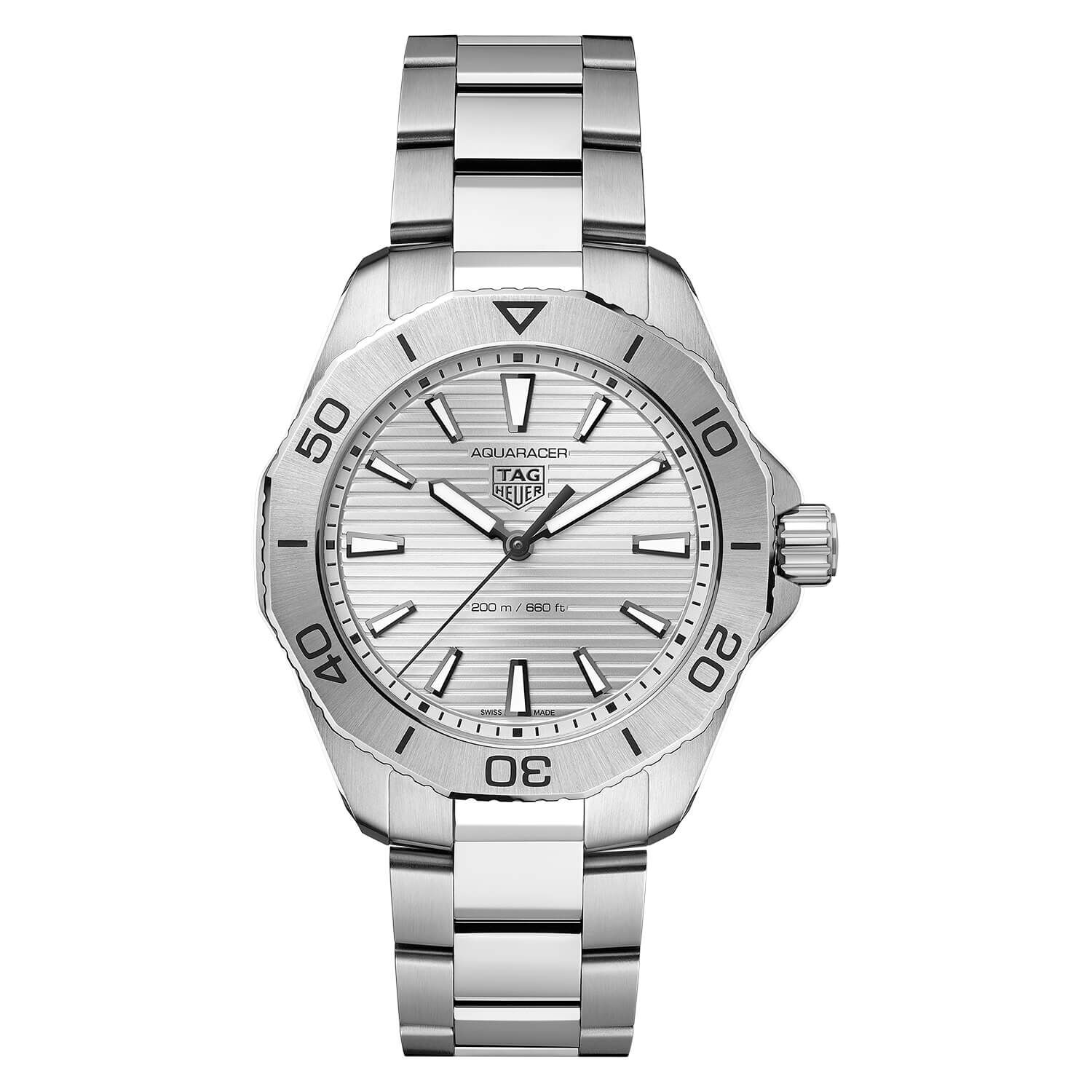 TAG Heuer Aquaracer Professional 200 40mm Silver Dial Watch