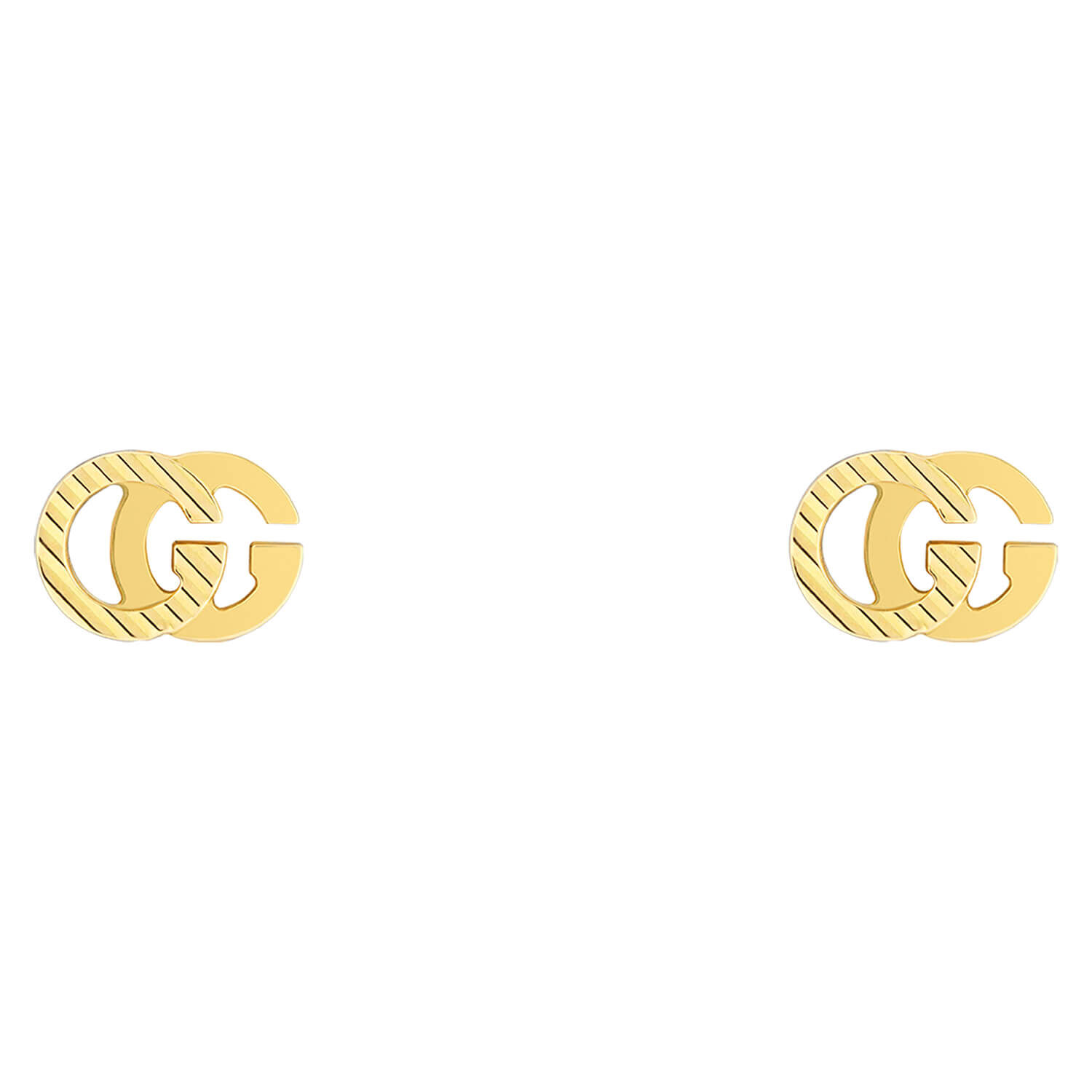 Gucci running best sale g stud earrings
