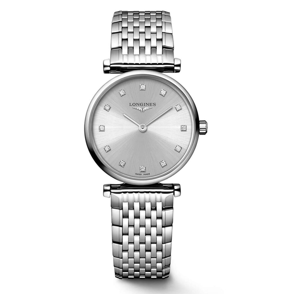 Longines Le Grande Classique de Longines 24mm Grey Dial Stainless Steel Case & Bracelet Watch image number 0