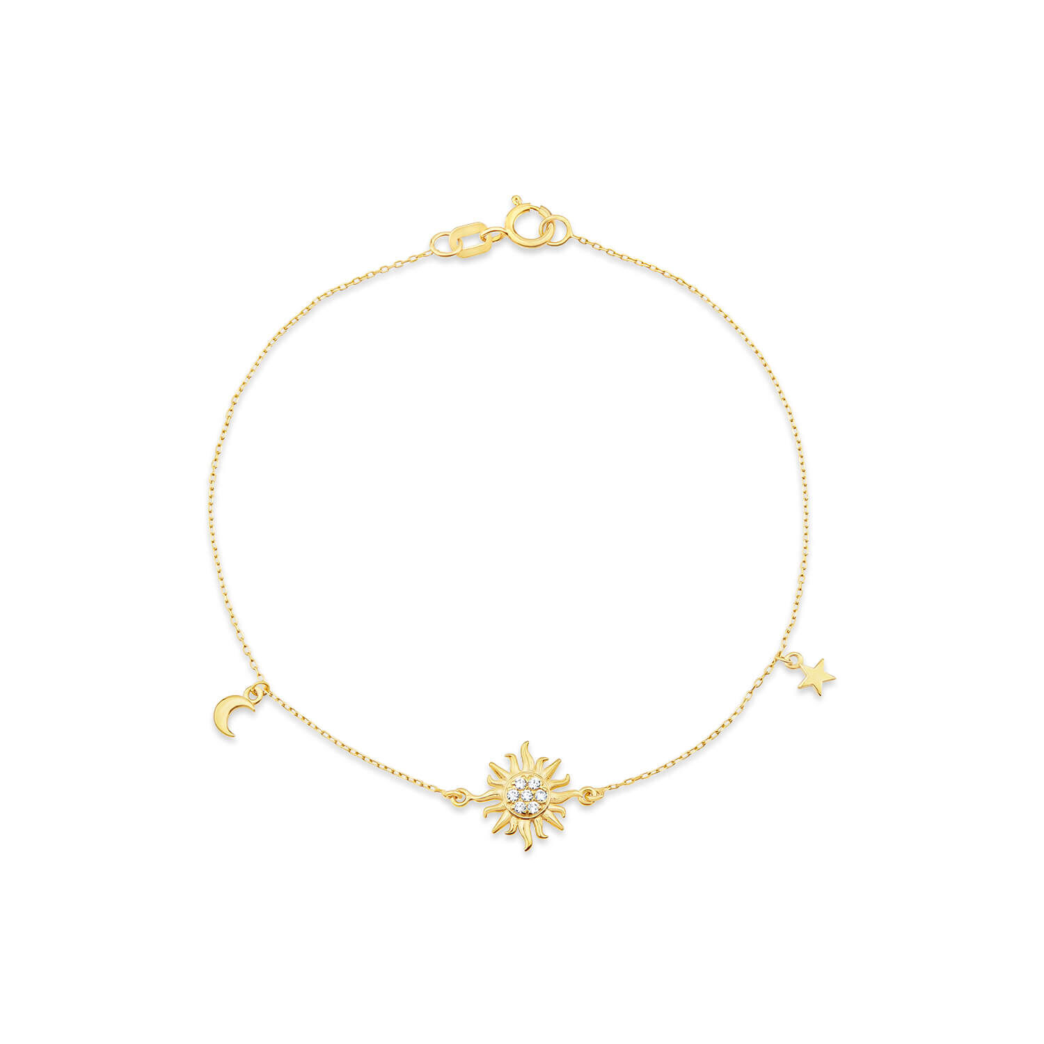 アクセサリー Gold Bracelet SP-Medium BTG SNAKE ZIRCON 7MM Gold Bracelet Stainless Steel Gold