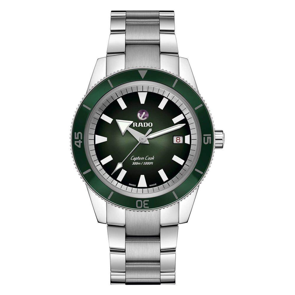 Rado Captain Cook Automatic Green 42mm Mens Watch