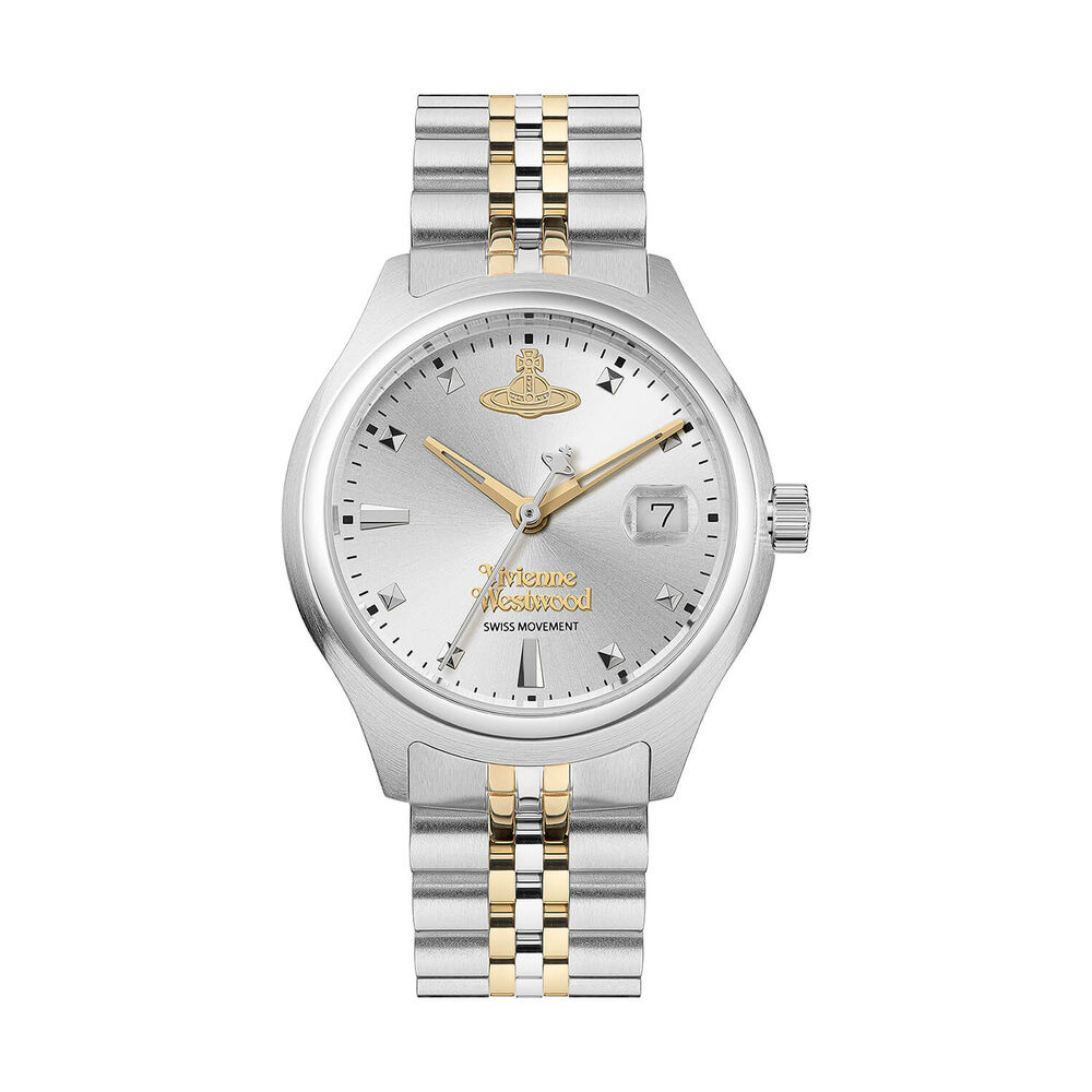Vivienne Westwood Little Camberwell 29mm Silver Dial Two Tone Steel Bracelet Watch image number 0