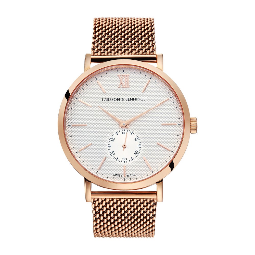 Larsson & Jennings Limited Edition 40mm Lugano Rose Gold watch image number 0