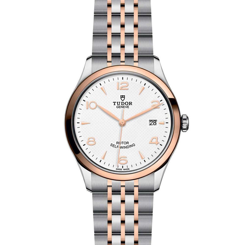 TUDOR 1926 39mm White Dial Two Tone Bracelet Watch image number 1