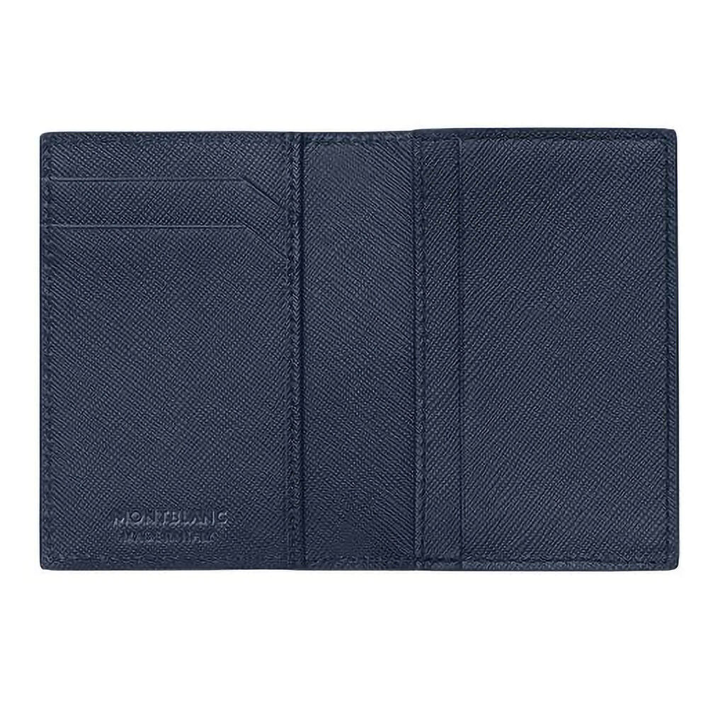 Montblanc Sartorial Blue Leather Business Card Holder
