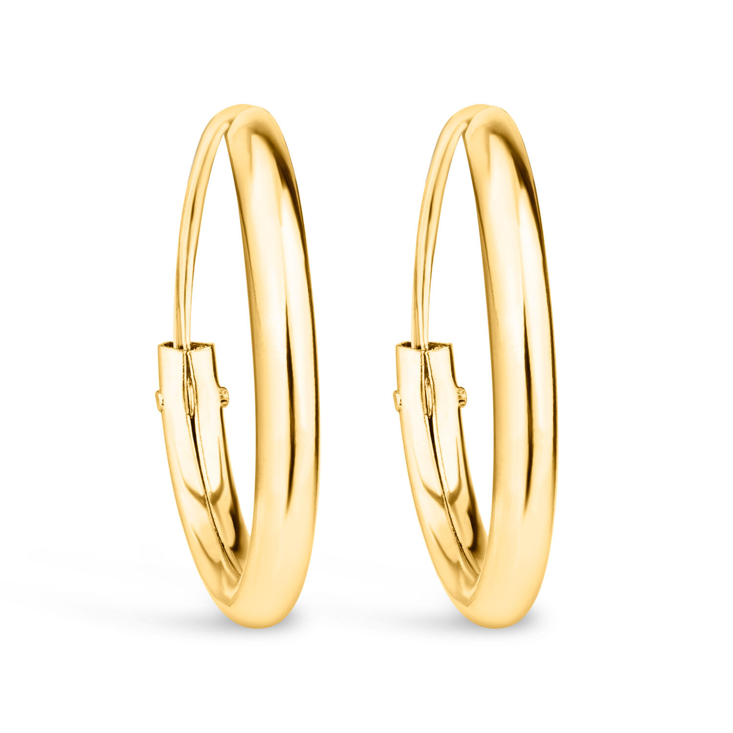 9ct gold sleeper hoops sale