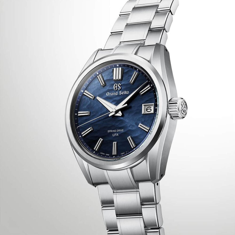 Grand Seiko Evolution 9 'Lake Suwa Summer Sun' Spring Drive UFA 40mm Steel Bracelet Watch
