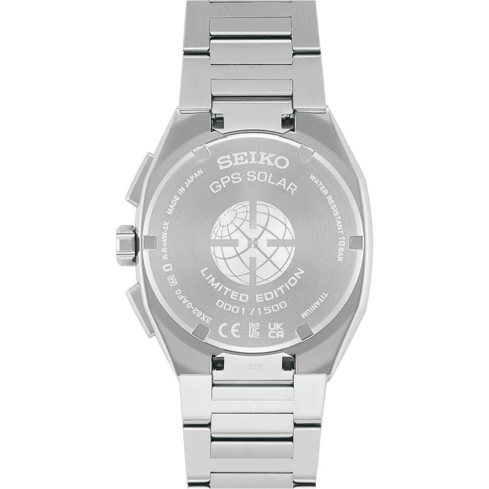 Seiko Astron Starfull Sky 3X GPS Solar Limited Edition 41mm Blue Dial Titanium Bracelet Watch image number 5