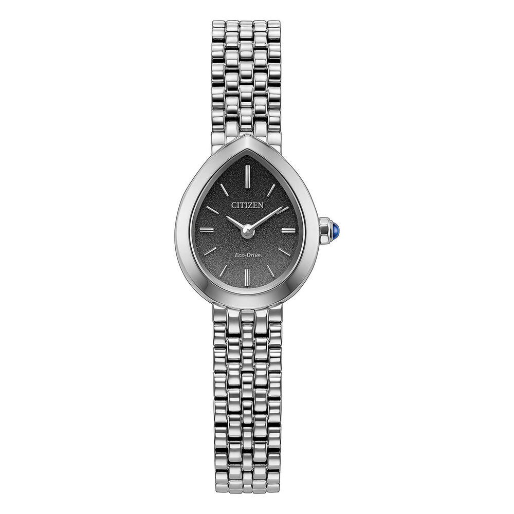 Citizen L Rainell 20mm Black Dial Steel Bracelet Watch