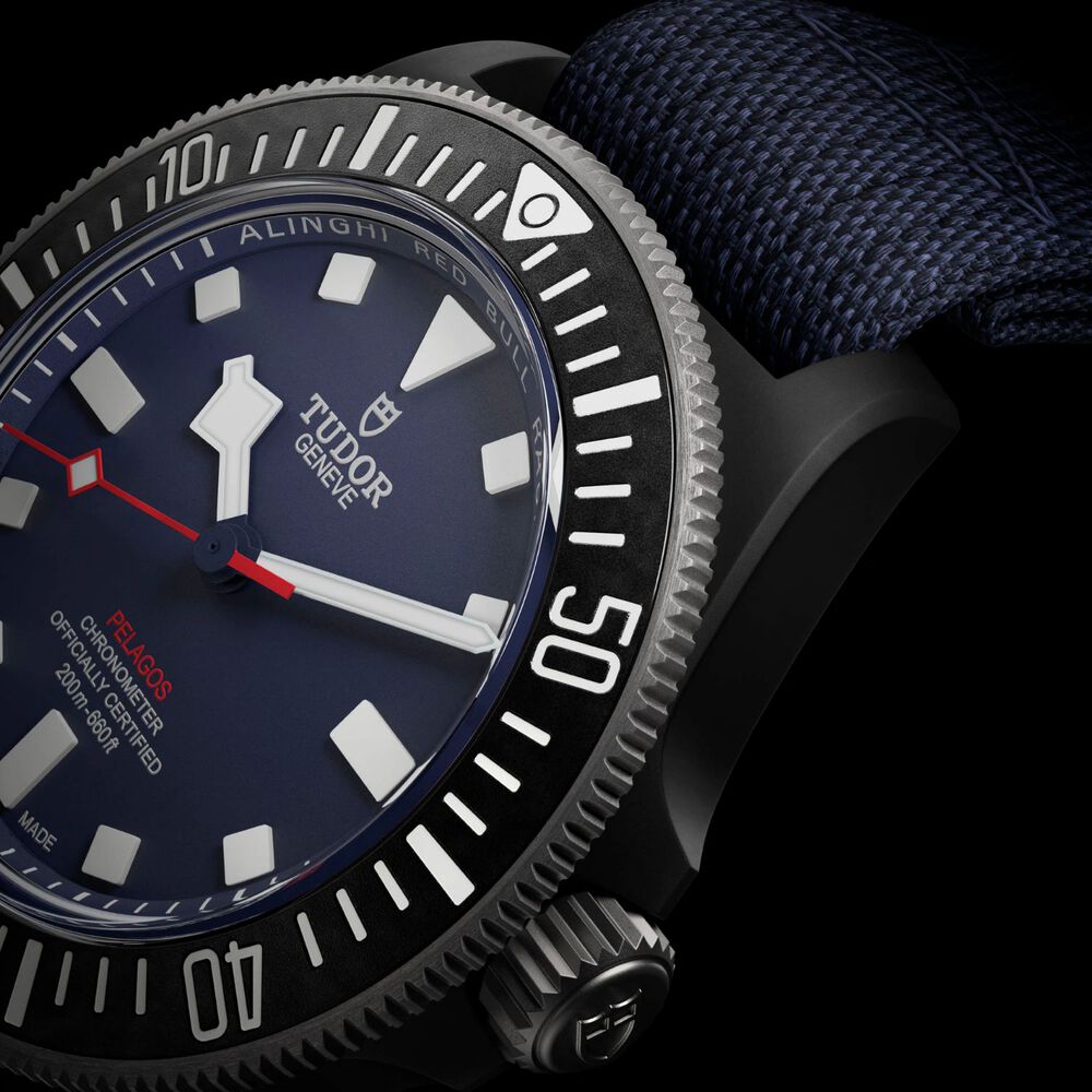 TUDOR Pelagos FXD "Alinghi Red Bull Racing Edition" 42mm Titanium Case Nato Strap Watch image number 4