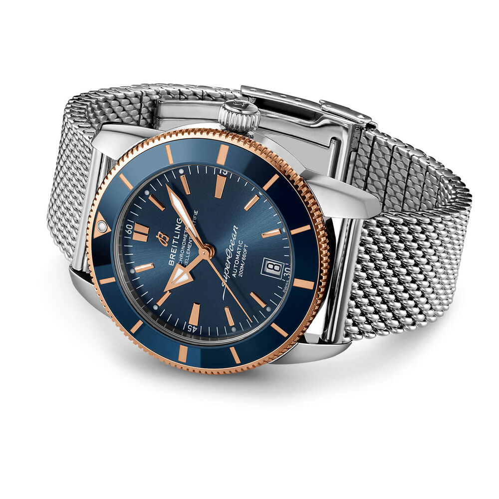Breitling Superocean Heritage 42mm Blue Detail Steel Case Watch image number 2