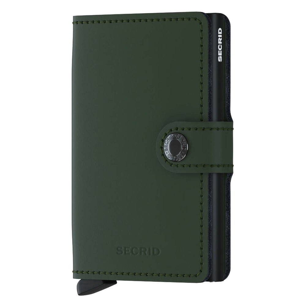 Secrid Matte Green-Black Miniwallet image number 0