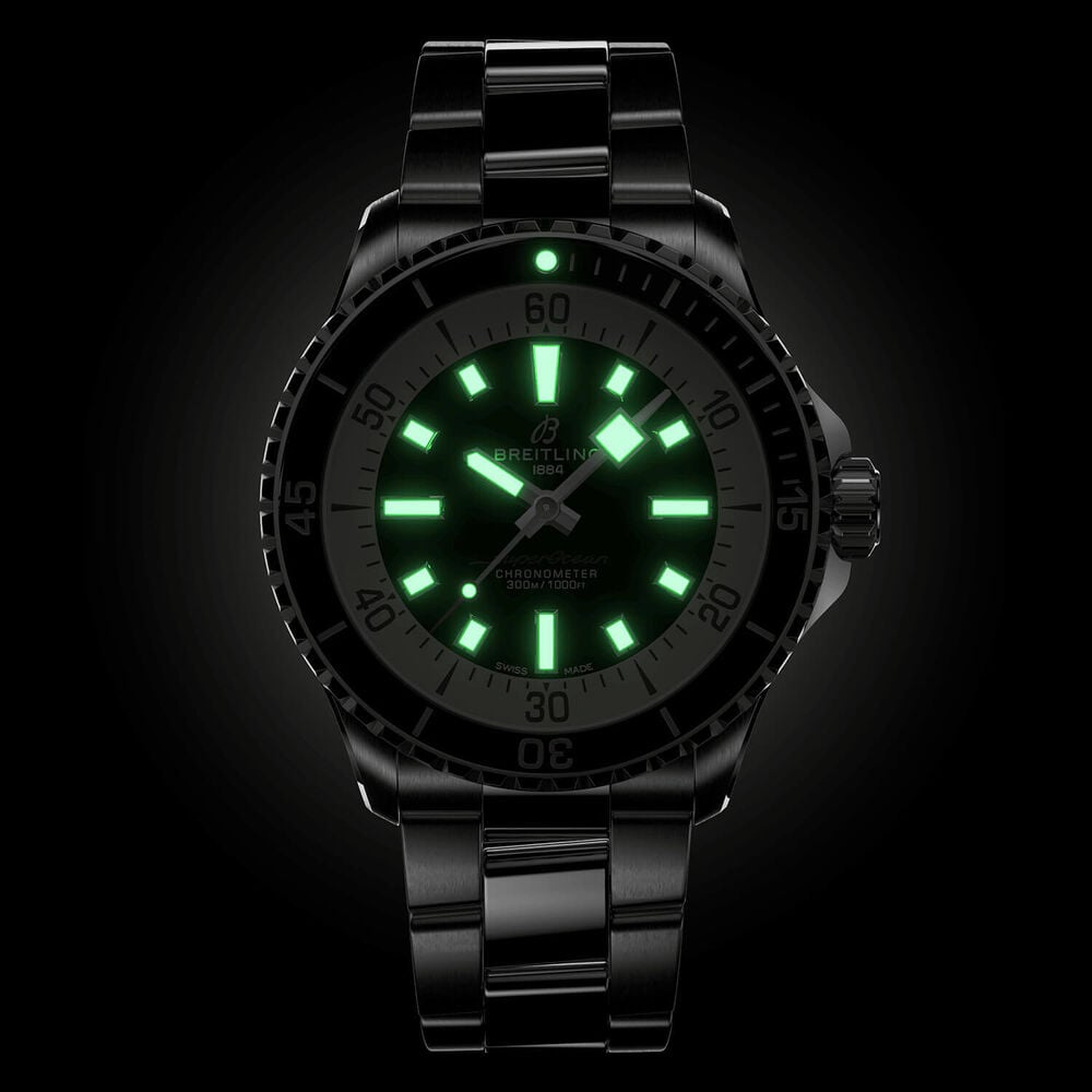 Breitling Superocean Automatic 42 Black Dial Bracelet Watch image number 5