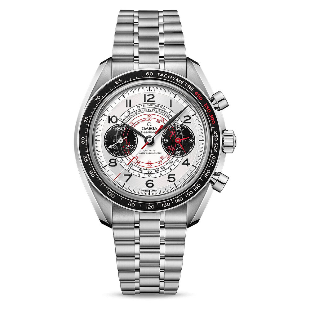Pre-Owned OMEGA Speedmaster Chronoscope 43mm Silver Dial Steel Bracelet Watch image number 0