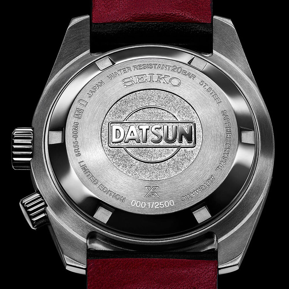 Seiko Prospex Speedtimer Compact 6R x DATSUN Fairlady Z Limited Edition 39.5mm Dial Strap Watch image number 7