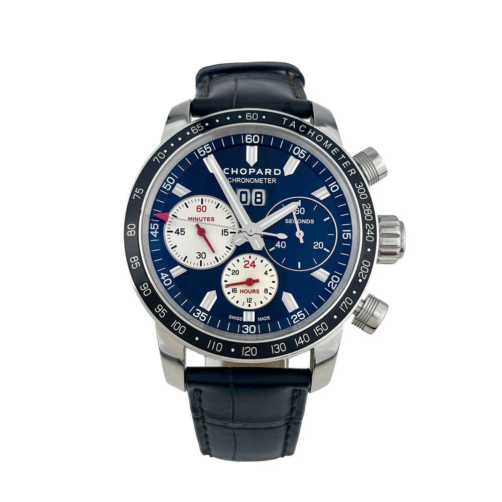 Pre-Owned Chopard Mille Miglia 'Jacky Ickx Edition' Limited 42.5mm Dial Leather Strap Watch image number 0