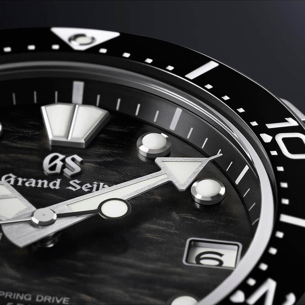 Grand Seiko Evolution 9 43.8m Black Dial Bracelet Watch image number 2
