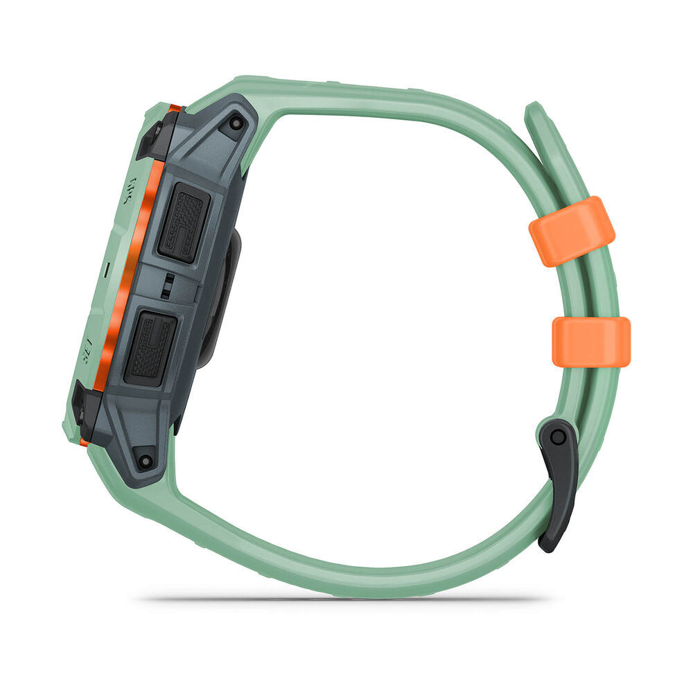 Garmin Instinct 3 AMOLED 45mm Neotropic Bezel & Silicon Strap Watch image number 7