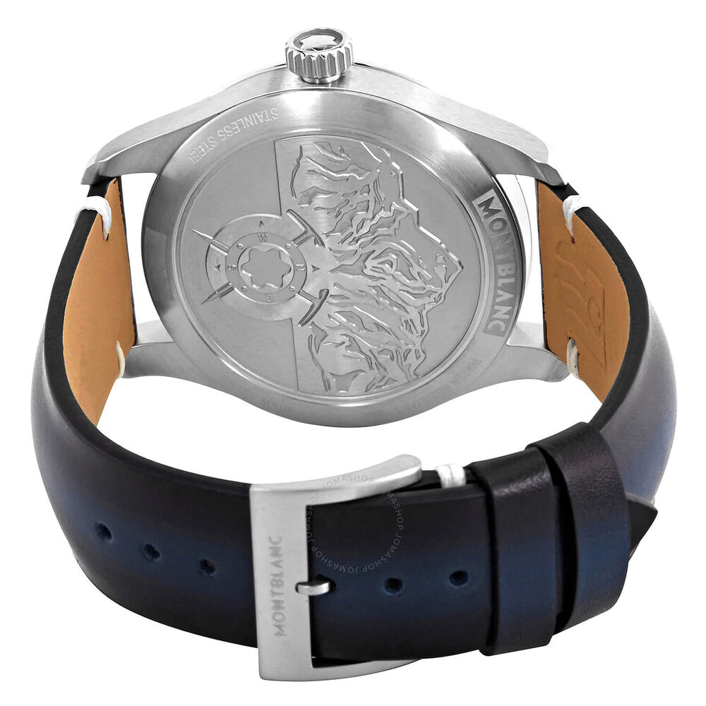 Montblanc 1858 Automatic 40mm Blue Dial & Strap Watch image number 2
