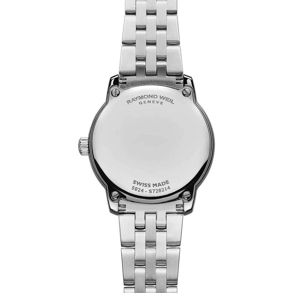 Raymond Weil Toccata Classic 24mm MOP Dial Diamond Set Bezel Steel Bracelet Watch