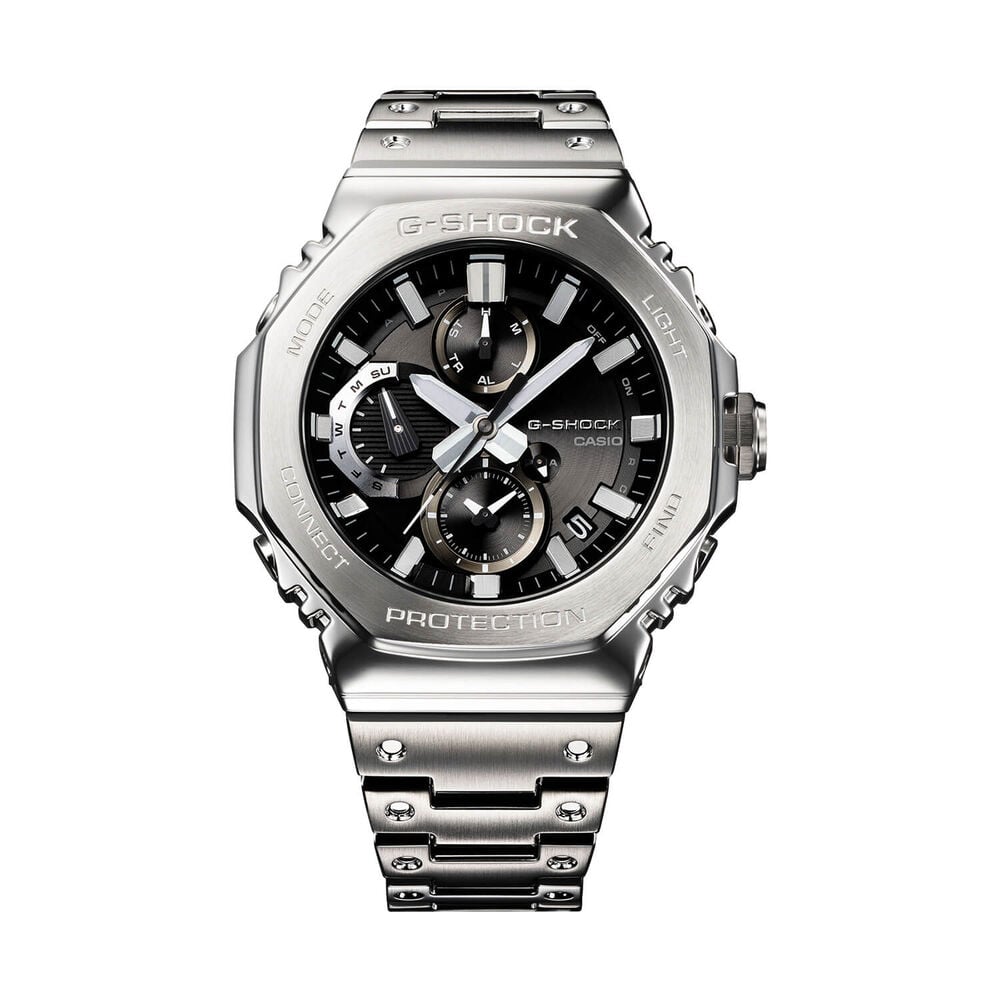 G-SHOCK Full Metal 51.3mm Black Dial Stainless Steel Bracelet Watch image number 1