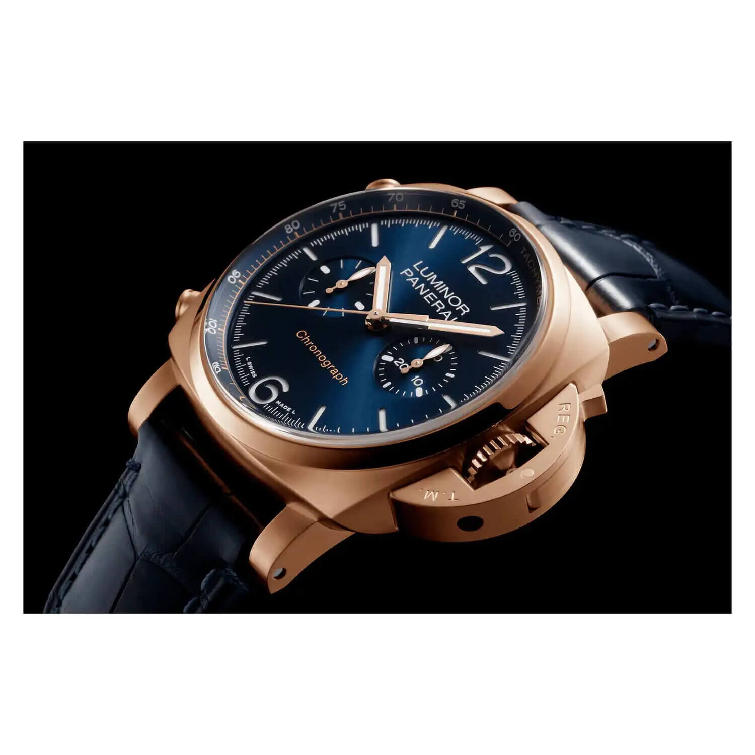 Panerai rose gold blue dial 2025