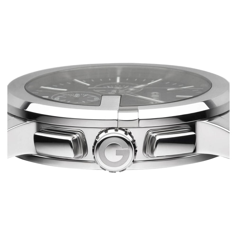 Gucci G-Chrono 44mm Black Dial Steel Case Bracelet Watch