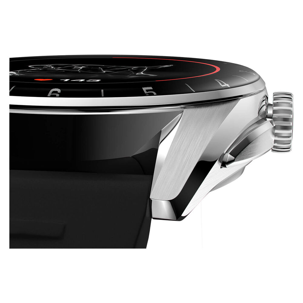 TAG Heuer Connected Calibre E4 42mm Dial Touch Screen Black Rubber Strap Watch image number 2