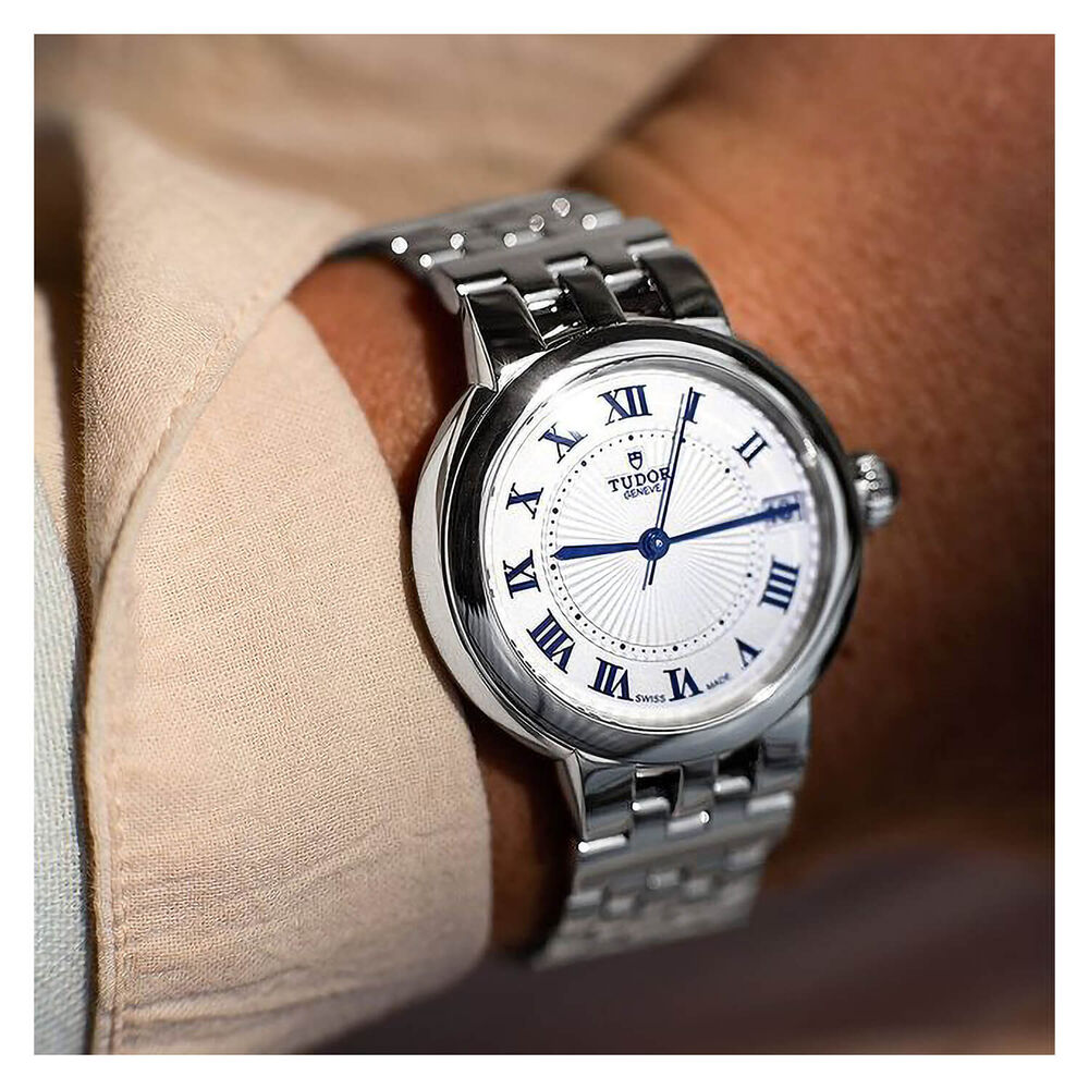 Tudor Clair de Rose Selfwinding Mechanical 30mm Steel Strap Watch image number 6