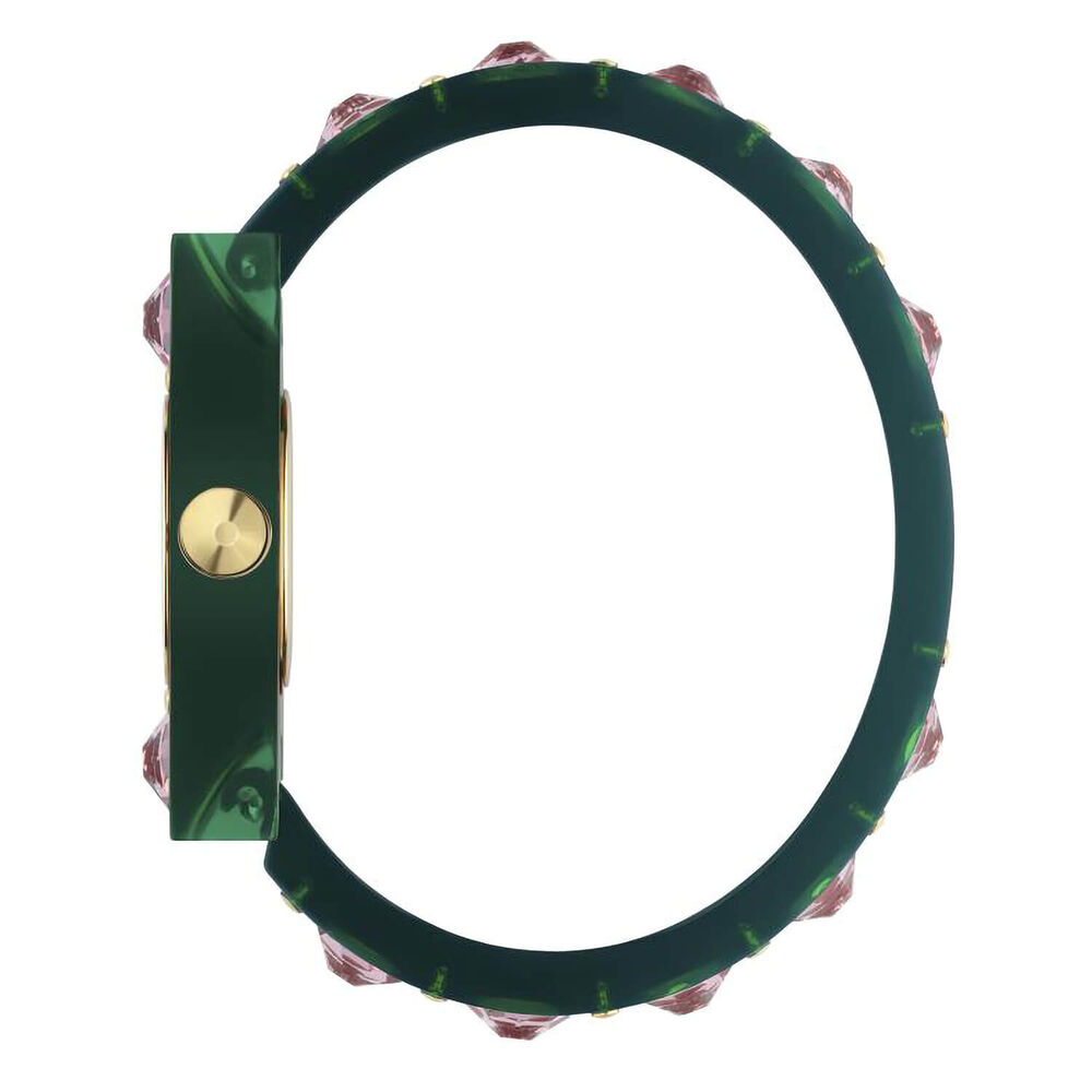 Gucci Fashion Plexi Pearl & Gemstone 24mm Ladies' Watch image number 4