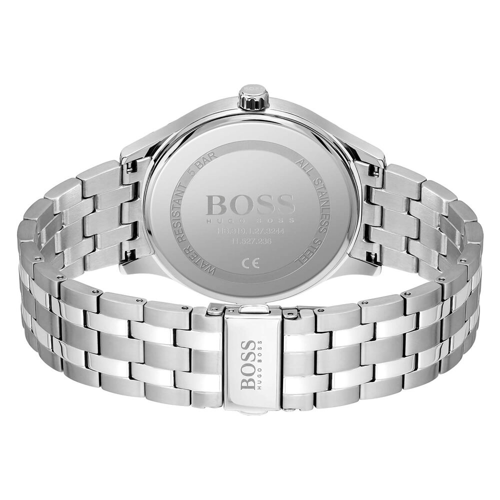 Hugo BOSS Elite 41mm Blue Dial Steel Case Bracelet Watch image number 2