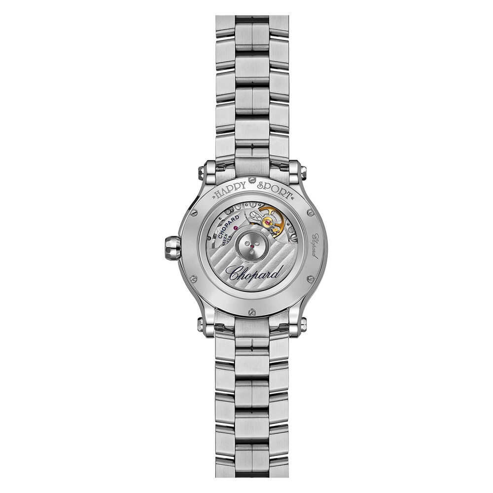 Chopard Happy Sport Silver Dial Diamonds Steel Bracelet Watch image number 2