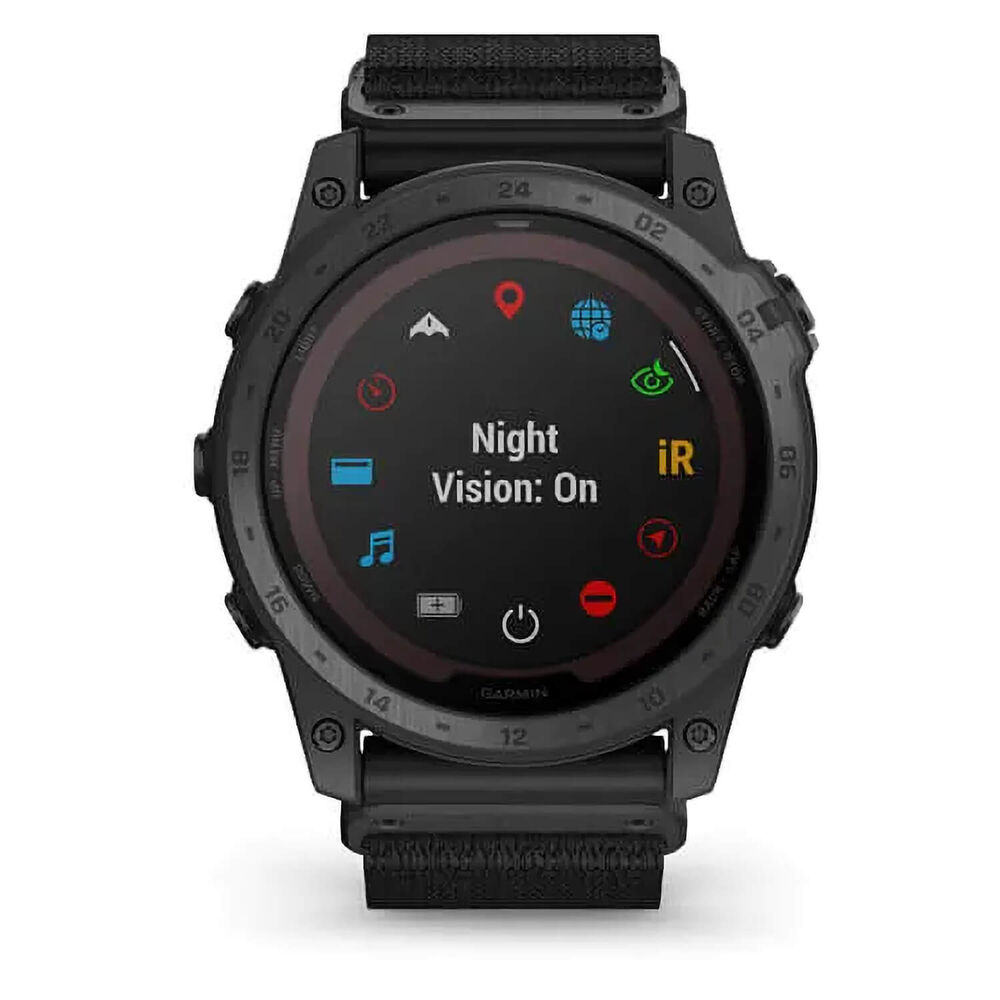 Garmin Tactix 7 Pro Edition 51mm Titanium Case Black Silicone Strap Watch